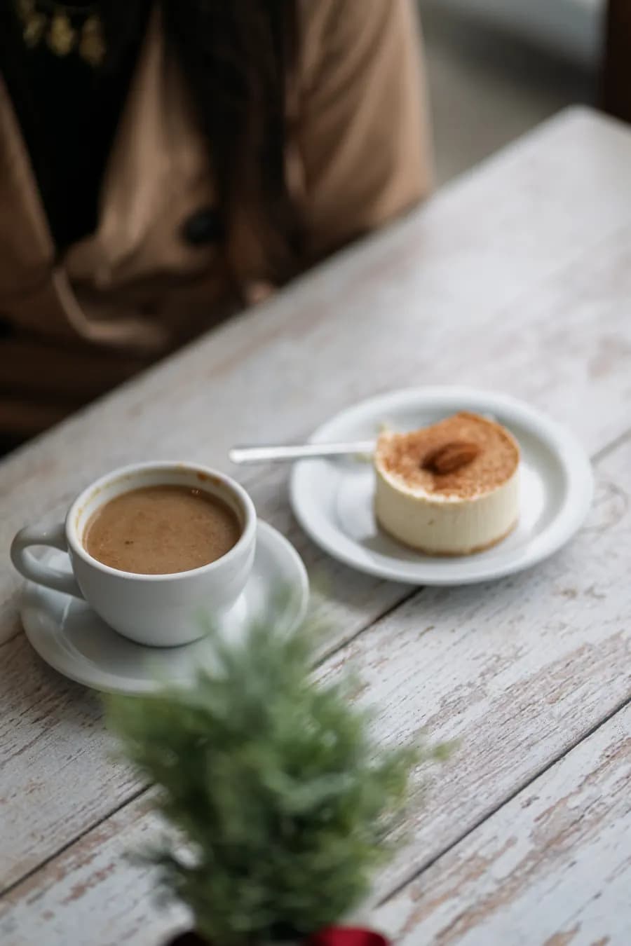 Espresso con detalle navideño