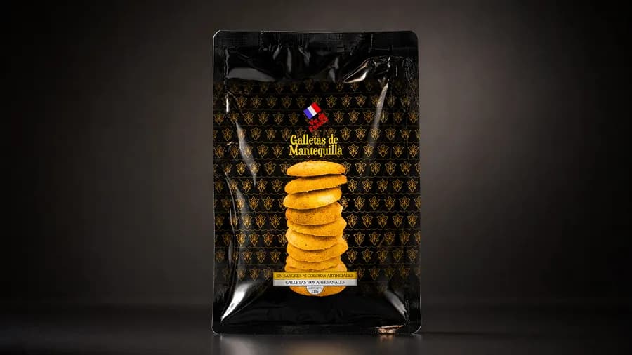 Empaque de galletas de mantequilla