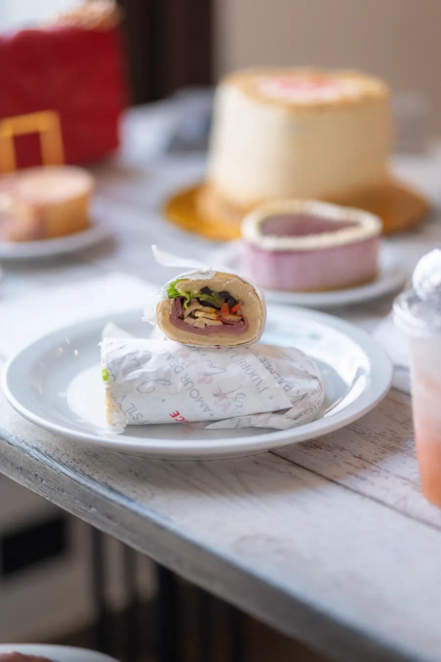 Wrap fresco con vegetales