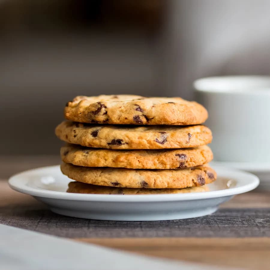 Galletas de chispas de chocolate
