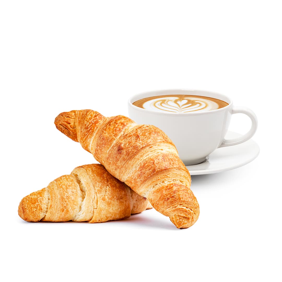 Croissant con latte